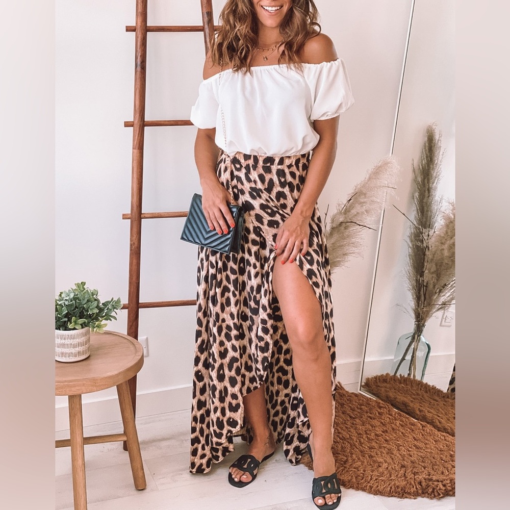 Leopard Print Maxi Dress (cover photo is for style reference only)